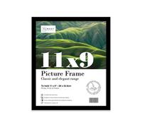 11X9 Black Picture Frame (27.9 X 22.9Cm) Poster, Photo, Artwork, Gallery Wall Or Print