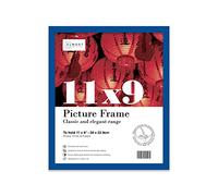 11x9 Inch Blue Photo Frame Wall Mountable and Freestanding Picture Frame Standard Photograph Size, 11" X 9" (28 X 23cm)