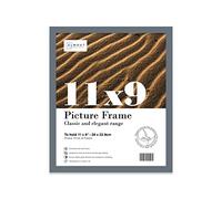 11x9 Inch Grey Photo Frame Wall Mountable and Freestanding Picture Frame Standard Photograph Size, 11" X 9" (28 X 23cm)