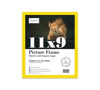 11x9 Inch Yellow Photo Frame Wall Mountable and Freestanding Picture Frame Standard Photograph Size, 11" X 9" (28 X 23cm)