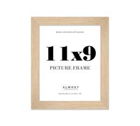 11x9 Picture Frame, Display 11x9 Pictures (27.9 x 22.9cm) Picture Frame for wall Display - Oak - 1 Pack