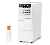 12,000 BTU Portable Air Conditioner with Digital Display, LED Temperature Control, White