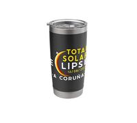 12.08.2026 Total Solar Eclipse A Coruña Stainless Steel Insulated Tumbler