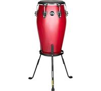 12 1/2" Marathon Traditional Wood Tumba with Stand, Remo Black Calfskin Skyndeep Head