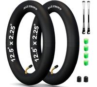 12 1/2x2 1/4 (57-203) inner tube 2 pcs with 45° AV valve + lever | Compatible with 12" stroller, kids bike