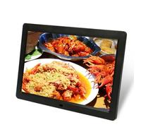 12.1-inch high-definition large-screen electronic photo album digital player portable video photo album supports multiple formats (Color : Black)