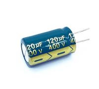 12~100pcs/lot 400V 120UF high frequency low impedance 400V120UF aluminum electrolytic capacitor size 18 * 30 20% IDGTTLDF(50pcs)