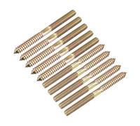 12-120pcs M4 M5 M6 M8 M10 Double Ended Thread Dowel Screws Hanger Bolts for Wood Furniture Connecting 16mm-120mm Length(M4x25mm 24pcs)