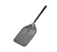 12/13/14/16 inch Pizza Peel Perforated Pizzas Shovel Retangular Pizza Paddle with Aluminum Alloy Handle Pizza Peel(Light Grey)