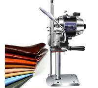12", 13", 15" Industrial Electric Fabric Cutter with Sharpening Function,Vertical Straight Knife Cloth Cutting Machine 1200W with LED Light,for Thick Material,Garments,Leather,Paper