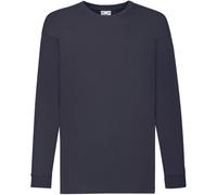 (12-13, Deep Navy) Fruit Of The Loom Childrens/Kids Long Sleeve T-Shirt