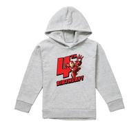 (12-13 Years, Athletic Heather) Marvel Childrens/Kids Iron Man 4th Birthday Hoodie