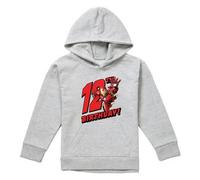 (12-13 Years, Athletic Heather) Marvel Childrens/Kids Iron Man Heather 12th Birthday Hoodie