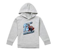 (12-13 Years, Athletic Heather) Marvel Childrens/Kids Thor 12th Birthday Hoodie