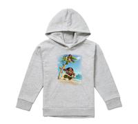 (12-13 Years, Athletic Heather) Moana Childrens/Kids Poster Hoodie