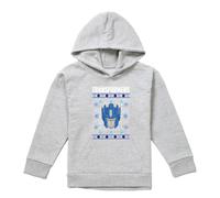 (12-13 Years, Athletic Heather) Transformers Childrens/Kids Optimus Prime Heather Christmas Hoodie