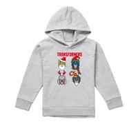 (12-13 Years, Athletic Heather) Transformers Childrens/Kids Robot Santa Hoodie