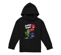 (12-13 Years, Black) PJ Masks Childrens/Kids Super Team! Hoodie