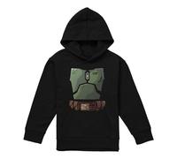 (12-13 Years, Black) Star Wars Childrens/Kids Boba Fett Costume Hoodie