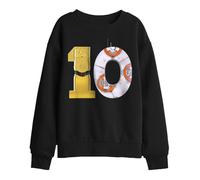 (12-13 Years, Black) Star Wars Childrens/Kids C3PO BB-8 10 Sweatshirt