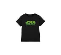 (12-13 Years, Black) Star Wars Childrens/Kids Logo St Patricks Day T-Shirt