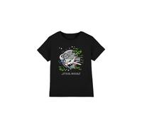 (12-13 Years, Black) Star Wars Childrens/Kids Pew Pew X-Wing T-Shirt