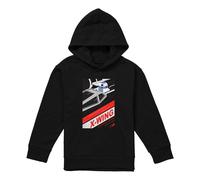 (12-13 Years, Black) Star Wars Childrens/Kids Xwing Droid R2-D2 Hoodie