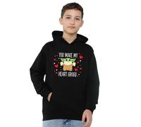 (12-13 Years, Black) Star Wars Childrens/Kids You Make My Heart Grogu Hoodie