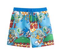 (12-13 Years, Blue) Sonic The Hedgehog Boys Sonic The Hedgehog Swim Shorts