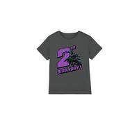 (12-13 Years, Charcoal) Black Panther Childrens/Kids 2nd Birthday T-Shirt