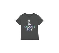 (12-13 Years, Charcoal) Frozen Childrens/Kids Choose Joy Olaf T-Shirt