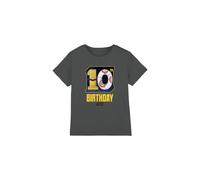 (12-13 Years, Charcoal) Star Wars Childrens/Kids C3PO BB-8 Space 10th Birthday T-Shirt