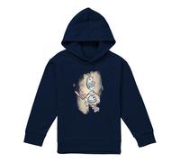 (12-13 Years, Navy) Frozen Childrens/Kids Fire It Up Olaf & Bruni Hoodie