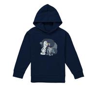 (12-13 Years, Navy) Frozen Childrens/Kids The Fire Spirit Are Cool As Ice Olaf & Bruni Hoodie