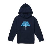 (12-13 Years, Navy) Star Wars Childrens/Kids Lightsaber Logo Hoodie
