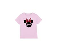 (12-13 Years, Pink) Disney Childrens/Kids Mama In Ears Minnie Mouse Mothers Day T-Shirt