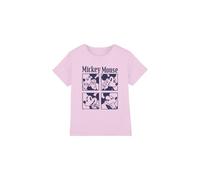 (12-13 Years, Pink) Disney Childrens/Kids Mickey Mouse Pixelated T-Shirt