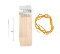 12/14 Hooks Convenient Small Weaving Loom Kit, Mini Darning Loom Speedweve Type Weave Tool for Beginners Quickly Mending Jeans, Repair Holes, DIY Beautiful Weaving Arts On Clothes Socks(14 pins)