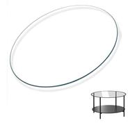 12" 15" 18" Tempered Glass Tabletop Round, Clear Table Top Glass For Coffee Tables, Replacement Panel For End Tables, Easy To Clean(400mm(16in))