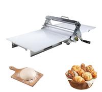 12"/15.5"Manual Foldable Dough Sheeter, Compact Manual Dough Sheeter, Adjustable Thickness, for Bakery, Croissant(1 Scrolling Panel),Homeuse