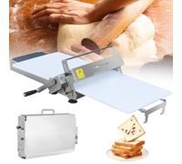 12''/15.75" Manual Dough Sheeter - Efficient Countertop Dough Press Machine for Rolling Croissant Layers Pie Crusts Pastry & Baking - 400-Model Easy to Use