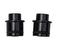 12/15mm Thru Axle to 9mm Quick Release Adapter for Hope and DtSw, Lightweight 7075 Aluminum Alloy Construction (2pcs 12 to 9mm)