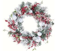 12/16/20/24-inch Artificial Christmas Wreath (Door Decoration Style),The Ultimate Winter Wall Decor,Perfect For Porches,Outdoor Home Holiday Christmas Decorations(19.7x19.7in)
