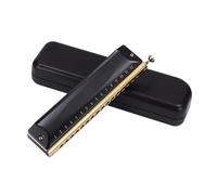 12/16 Hole Chromatic Harmonica Professional Performance Grade Harmonica Musical Instrument Accordion(16 Hole)