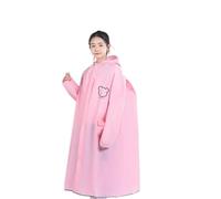 12-16 Years Teens Rain Poncho Raincoat Plain Color Buttoned Thick Hooded Raincoats for Boys and Girls Waterproof Rain Suit Kids Rainwear with Backpack Cover for School Hiking Camping (14-16 Years)