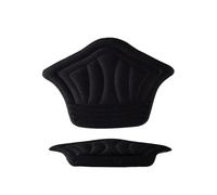 12/16pcs Sneakers Very Sticker Insoles Patch Whole Pads for Heel Protector for Shoe Adjustable Size Antiwear Woman Men for Shoes Too Big(S-Black,16pcs)