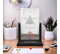 12 * 17cm Galton Board, Normal Distribution Mathematical Model, Physics Lab Teaching Tool, Inspire Curiosity and Enhance Learning, for Probability Education, Quality Control, Financial Model