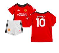 (12-18 Months) 2023-2024 Man Utd Home Baby Kit (Rooney 10)