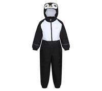 (12-18 Months, Black) Regatta Childrens/Kids Mudplay III Penguin Waterproof Puddle Suit