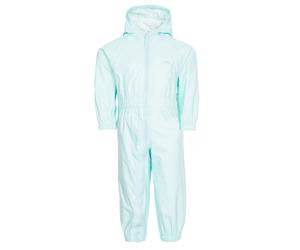 (12/18, Pale Mint) Trespass Babies Rainsuit Waterproof Button